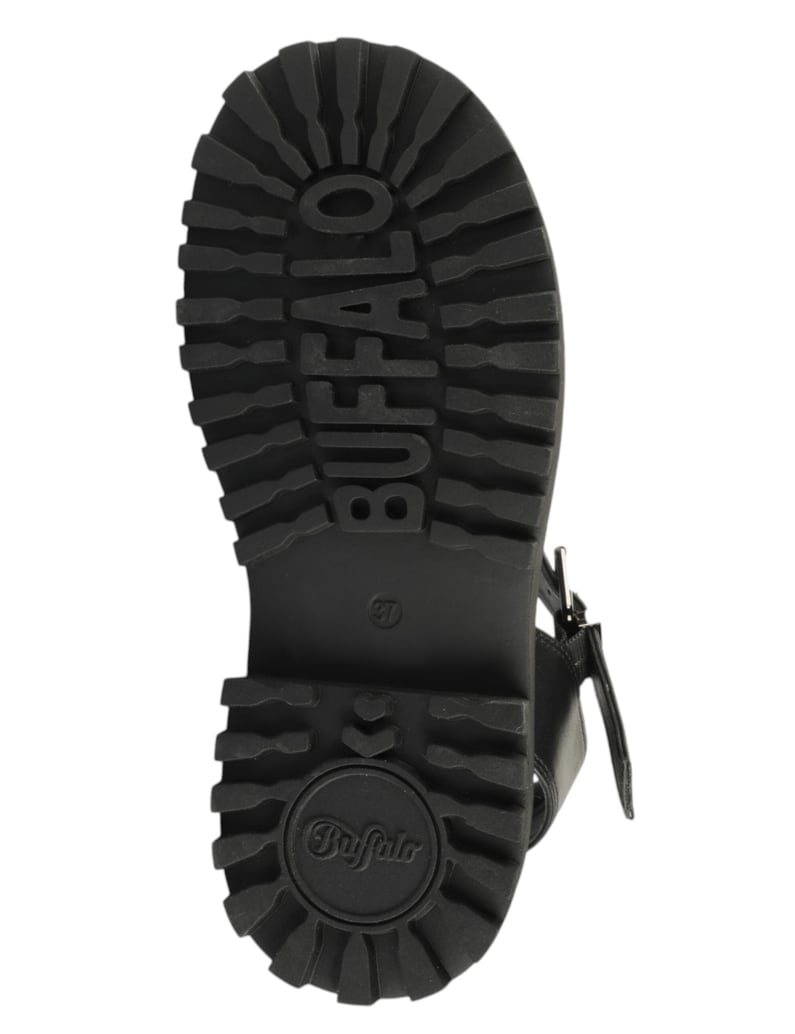 Buffalo-Sandalen-schwarz