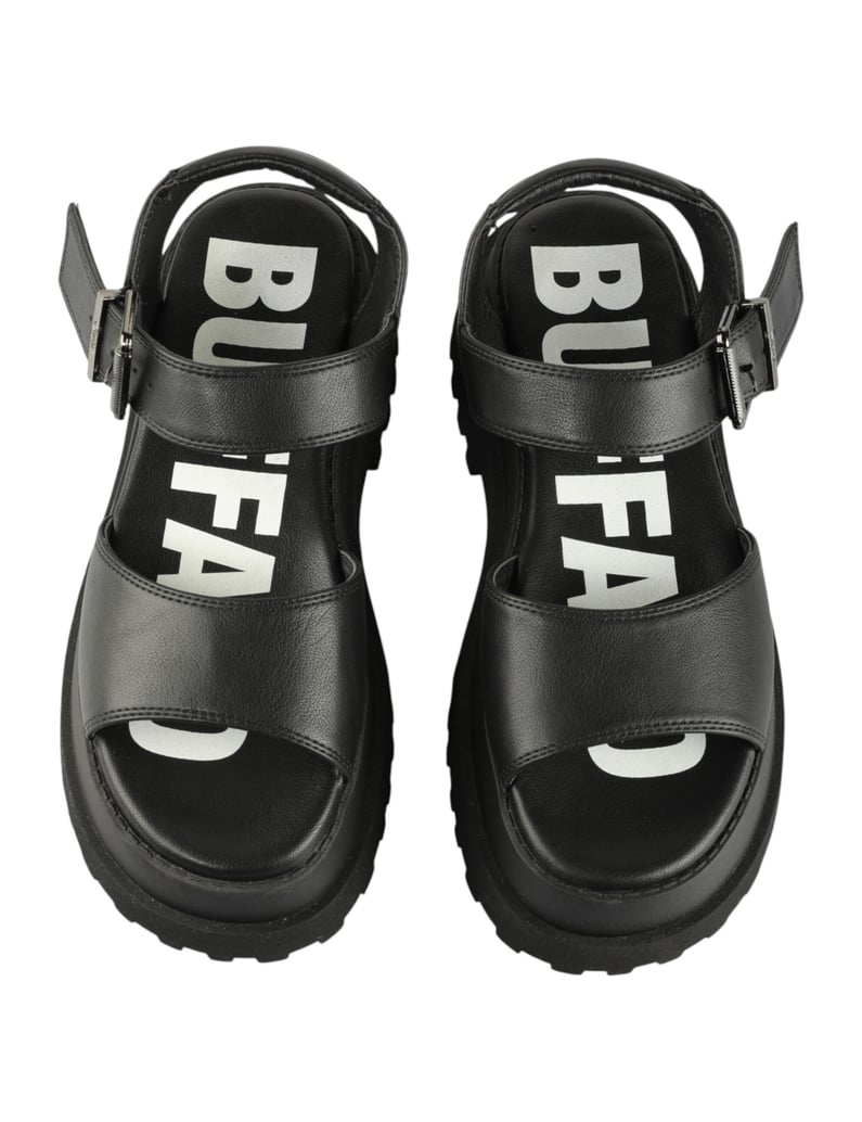 Buffalo-Sandalen-schwarz