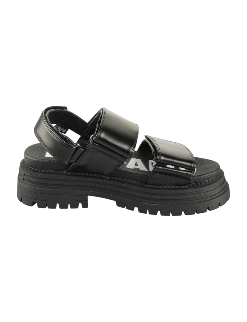 Buffalo-Sandalen-schwarz