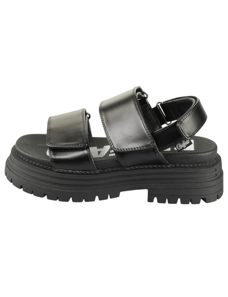 Buffalo-Sandalen-schwarz