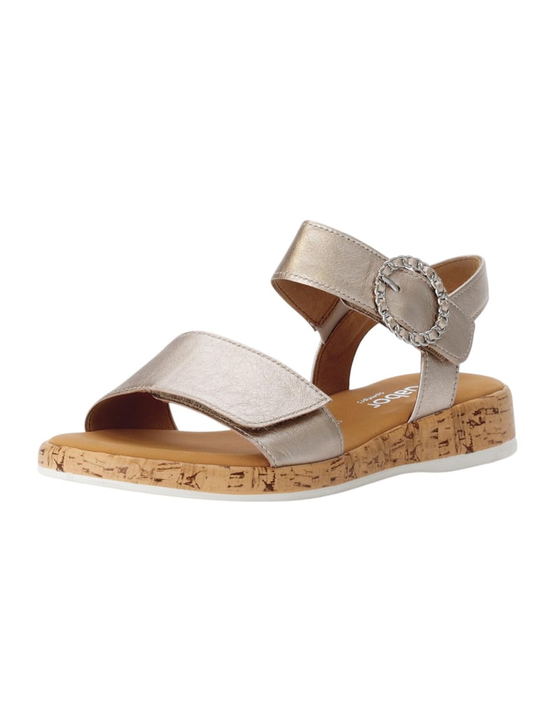 Gabor-Sandalen-silber