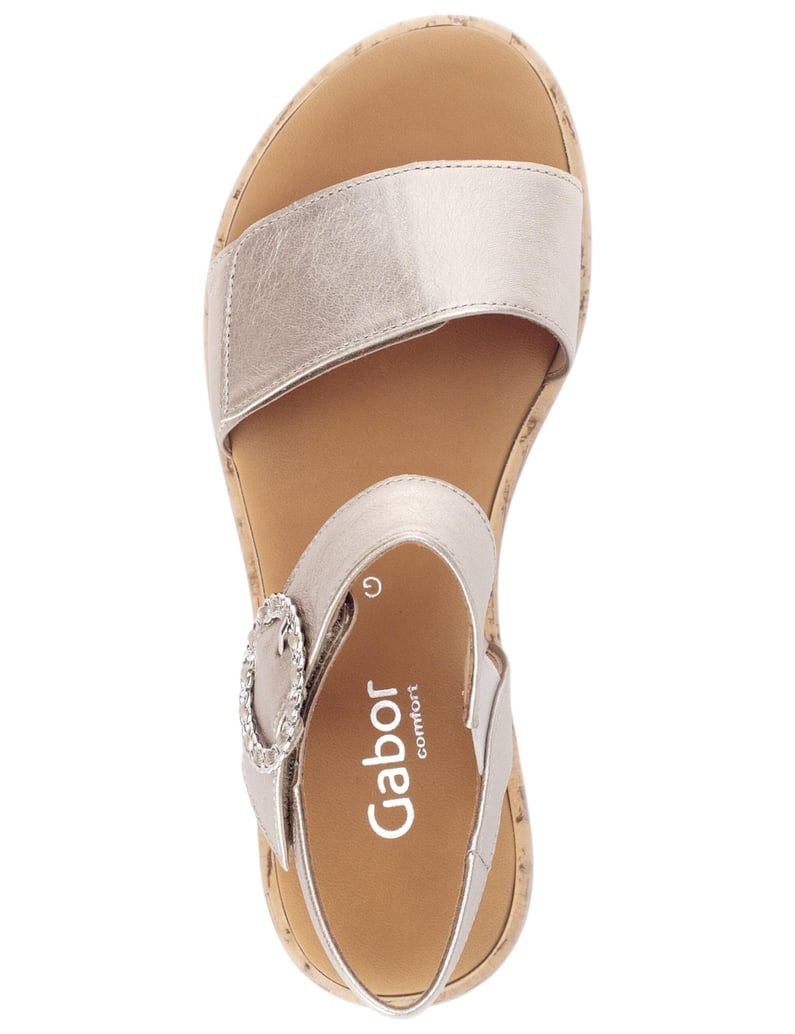 Gabor-Sandalen-silber