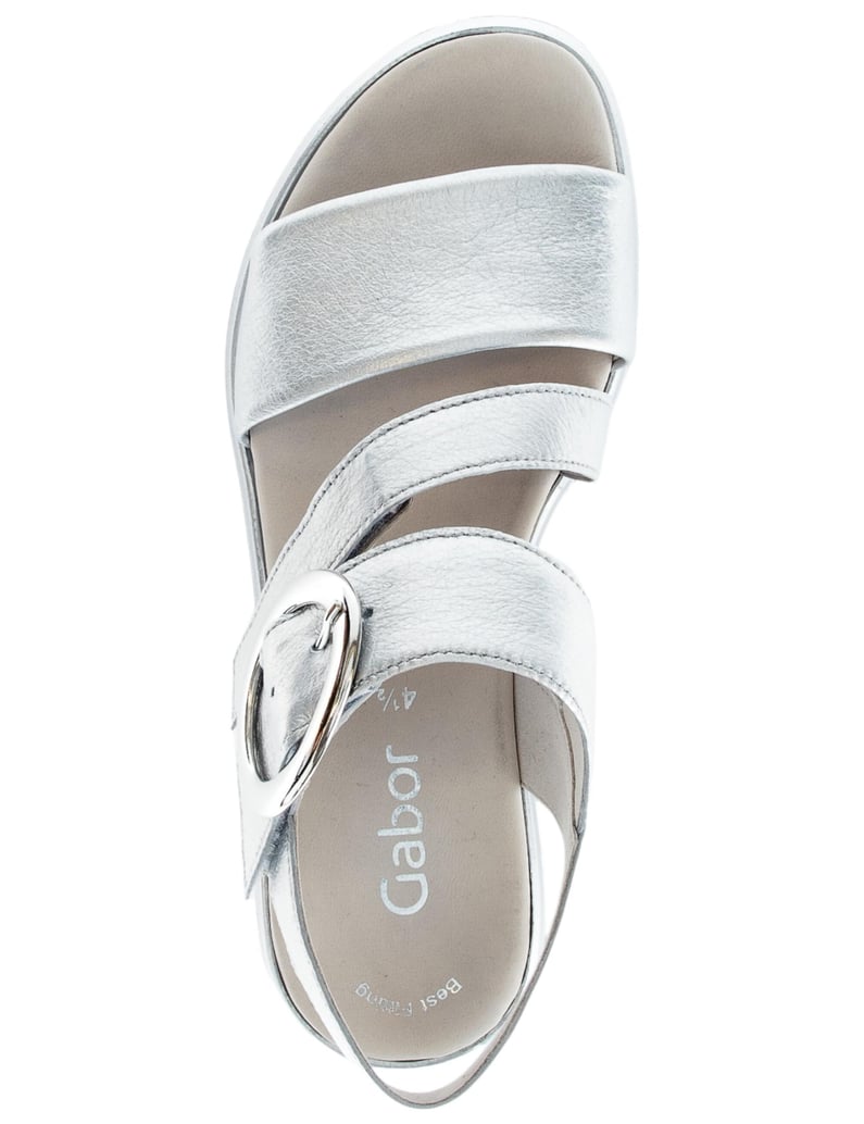 Gabor-Sandalen-silber
