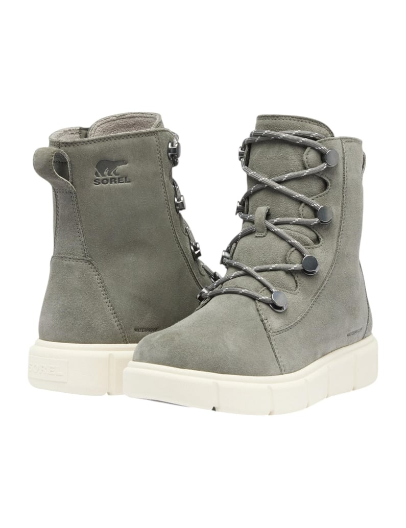 Sorel-Stiefeletten-grau