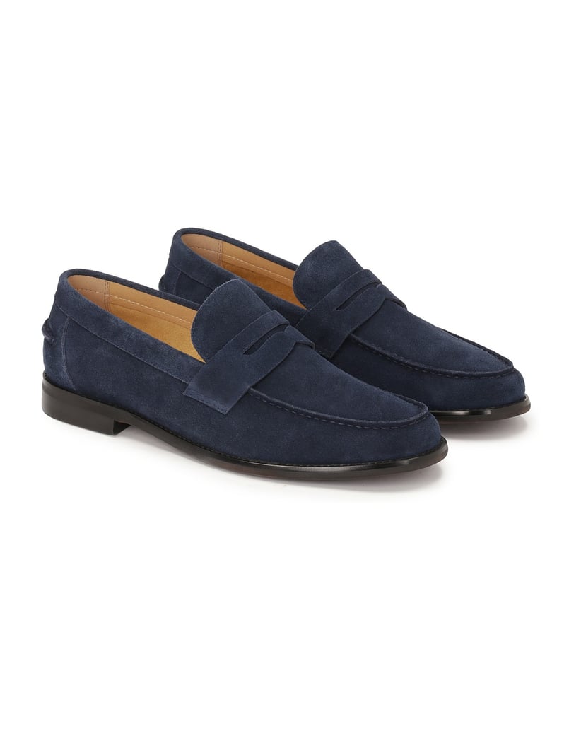 Kazar-Marineblaue-Wildleder-Slipper-für-Männer-dunkelblau