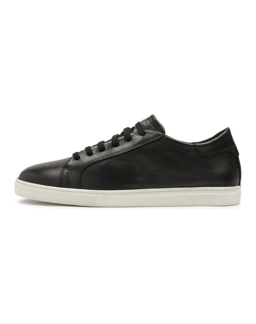 Kazar-Schwarze-Turnschuhe-mit-weißer-Sohle-schwarz