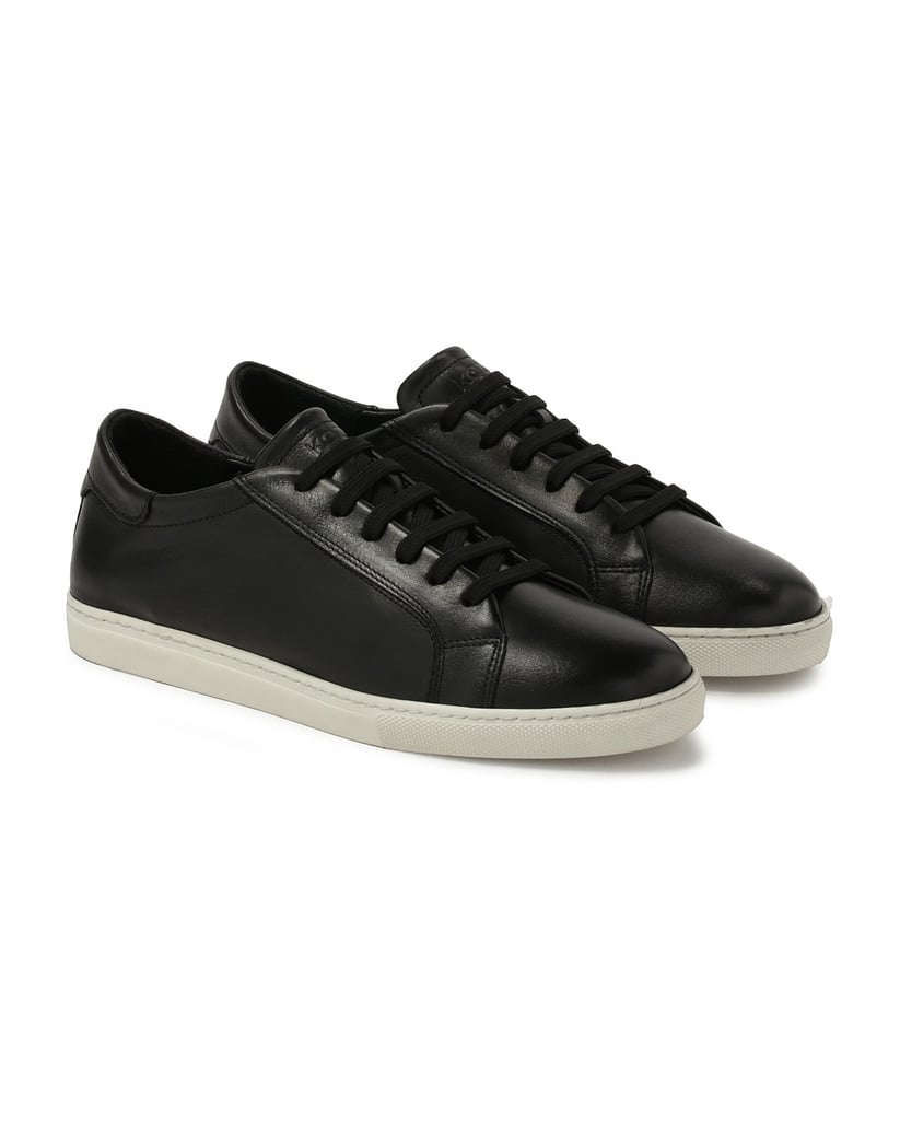 Kazar-Schwarze-Turnschuhe-mit-weißer-Sohle-schwarz