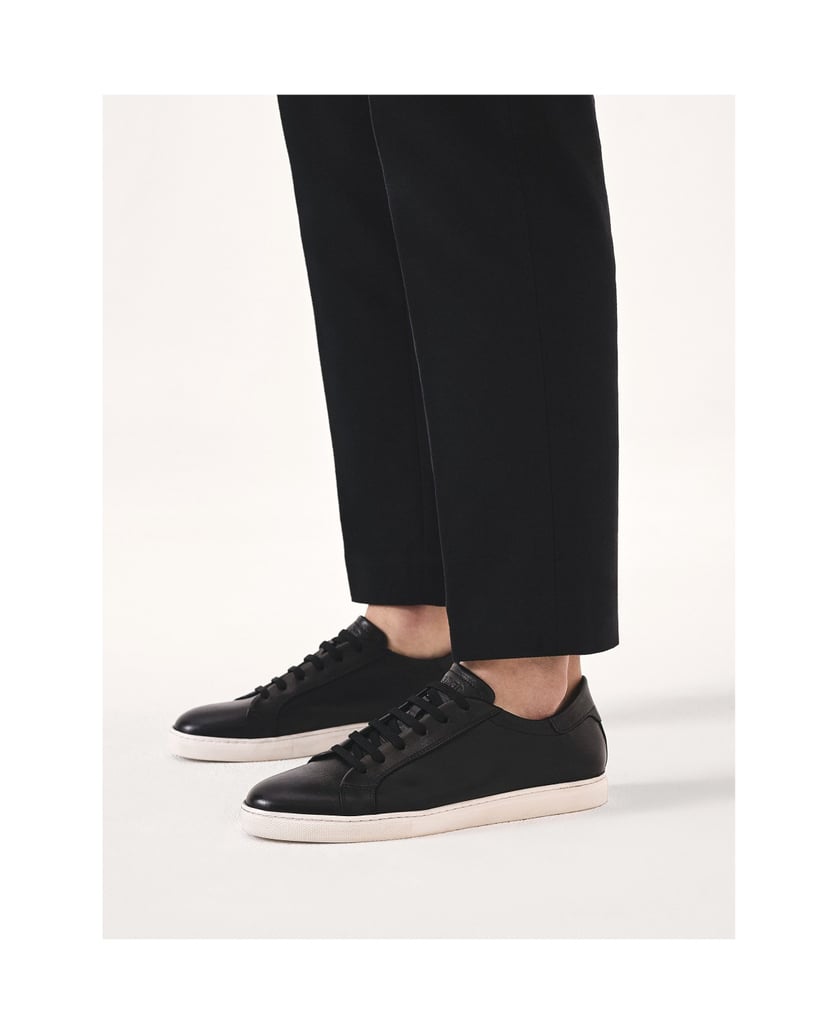 Kazar-Schwarze-Turnschuhe-mit-weißer-Sohle-schwarz