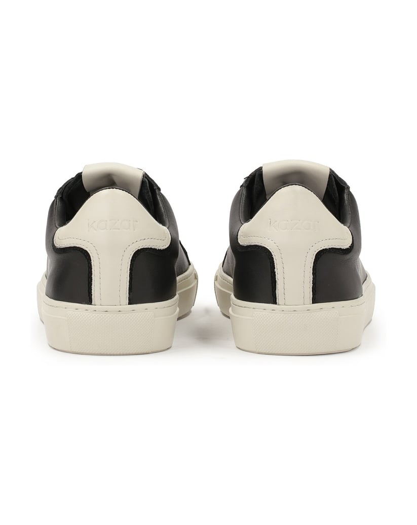 Kazar-Schwarze-Turnschuhe-mit-kontrastierender-Sohle-schwarz