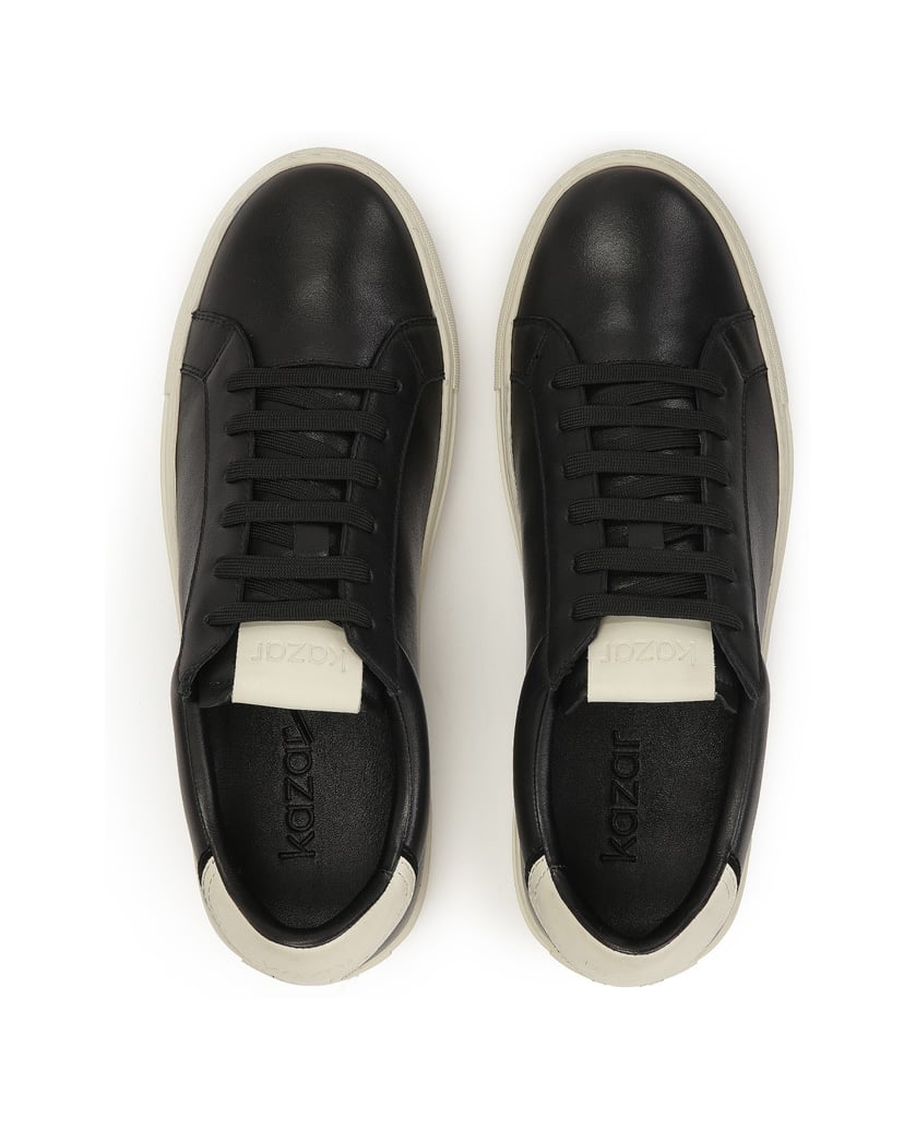 Kazar-Schwarze-Turnschuhe-mit-kontrastierender-Sohle-schwarz