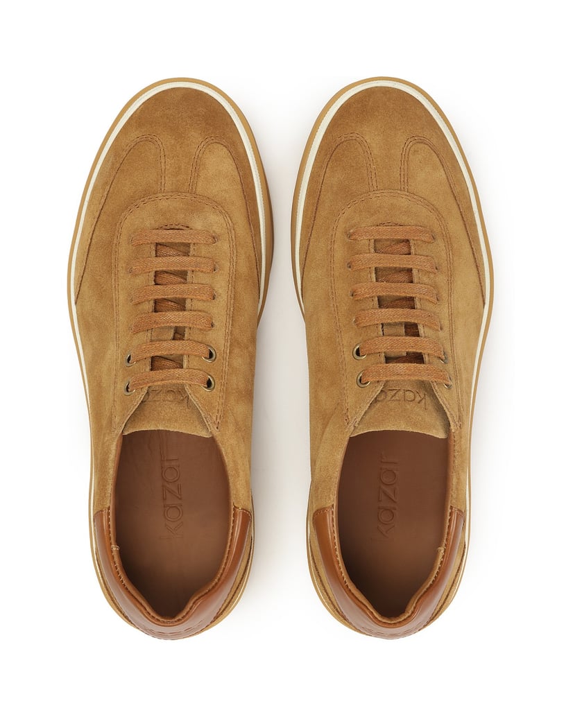 Kazar-Turnschuhe-aus-Wildleder-in-brauner-Farbe-braun