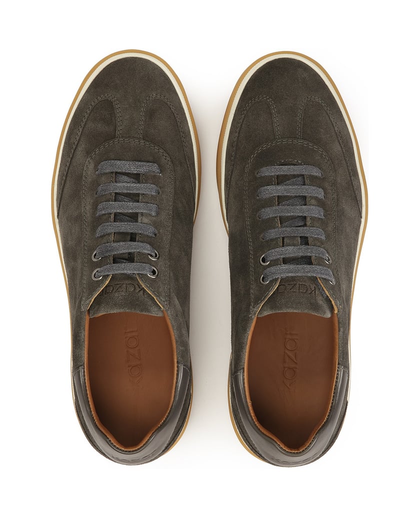 Kazar-Graue-Turnschuhe-mit-Schnürverschluss-grau