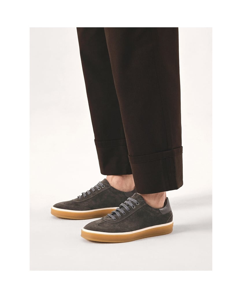 Kazar-Graue-Turnschuhe-mit-Schnürverschluss-grau