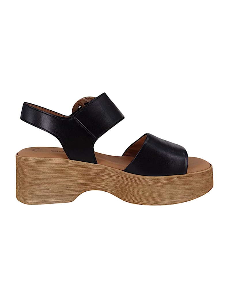Gabor-Sandalen-schwarz