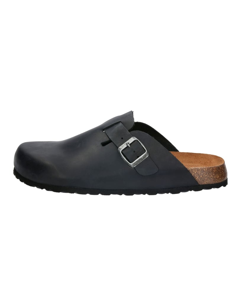 Lico-Pantolette-Bioline-Clog-Leather-schwarz