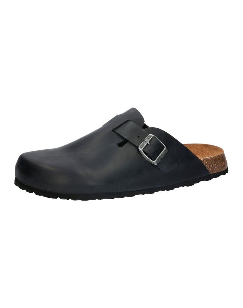 Lico-Pantolette-Bioline-Clog-Leather-schwarz
