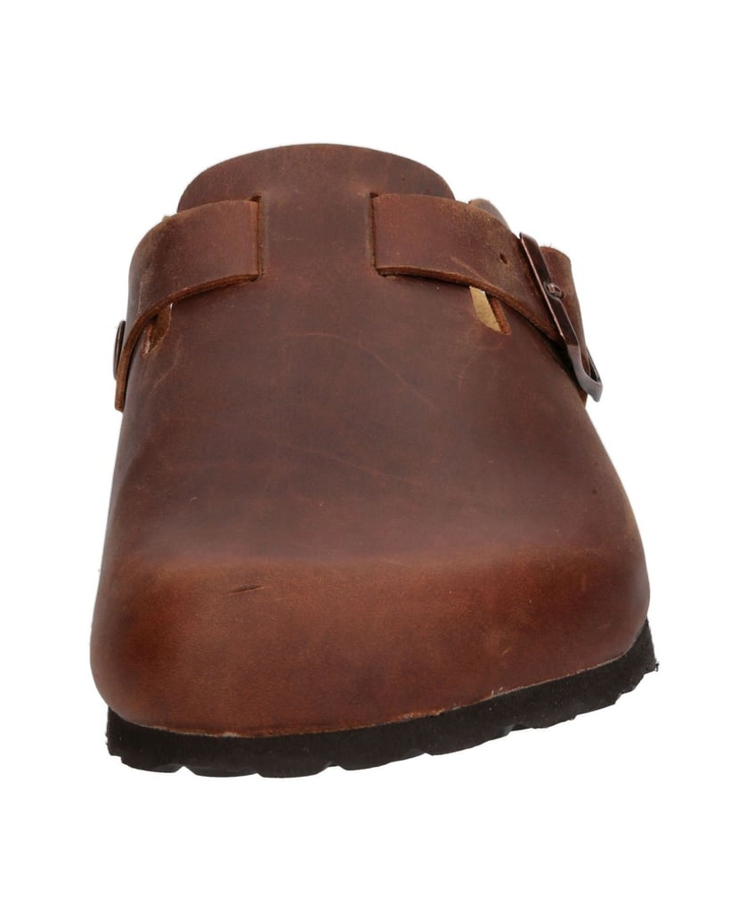 Lico-Pantolette-Bioline-Clog-Leather-braun