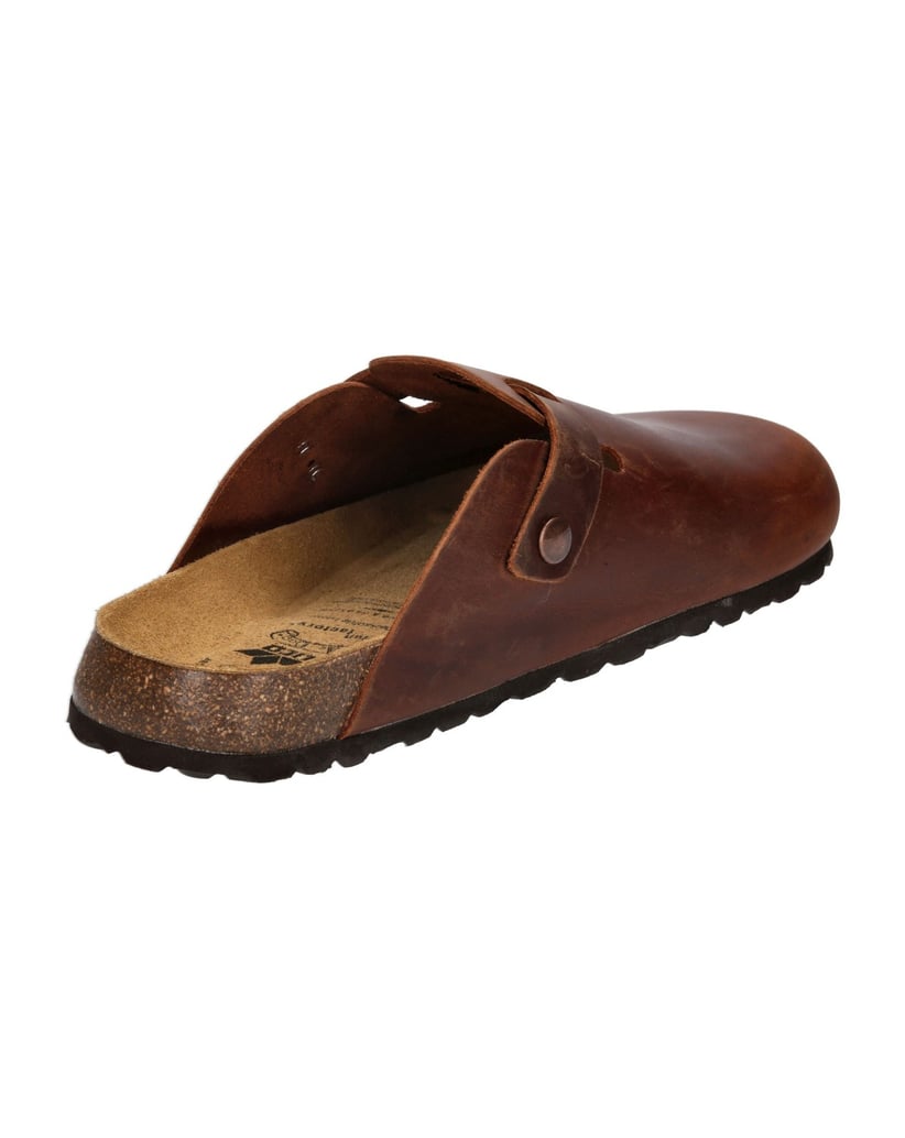 Lico-Pantolette-Bioline-Clog-Leather-braun