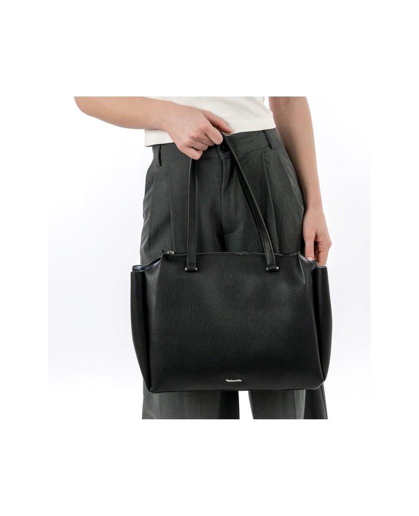 TAMARIS-Shopper-TAS-Flora-schwarz