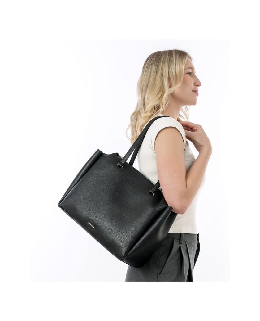 TAMARIS-Shopper-TAS-Flora-schwarz