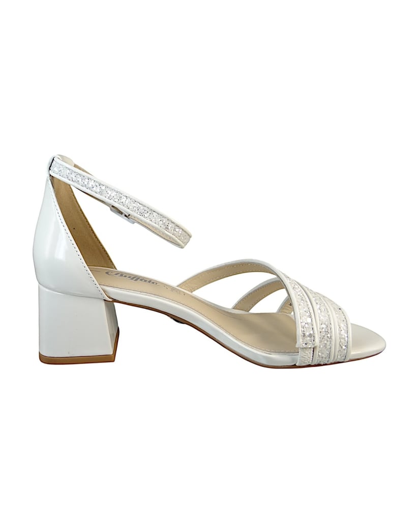 Buffalo-Sandalen-weiss