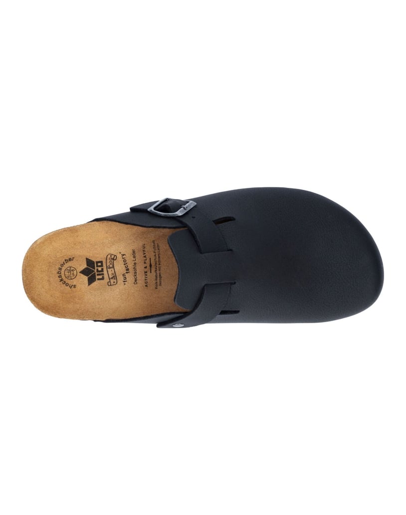 Lico-Pantolette-Bioline-Clog-Soft-schwarz