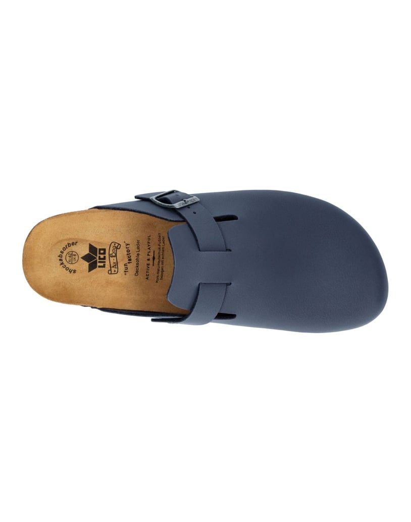 Lico-Pantolette-Bioline-Clog-Soft-blau
