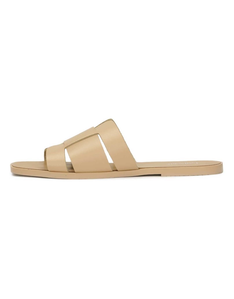 Kazar-Beigefarbene-Naturleder-Slides-mit-minimalistischem-Design-beige