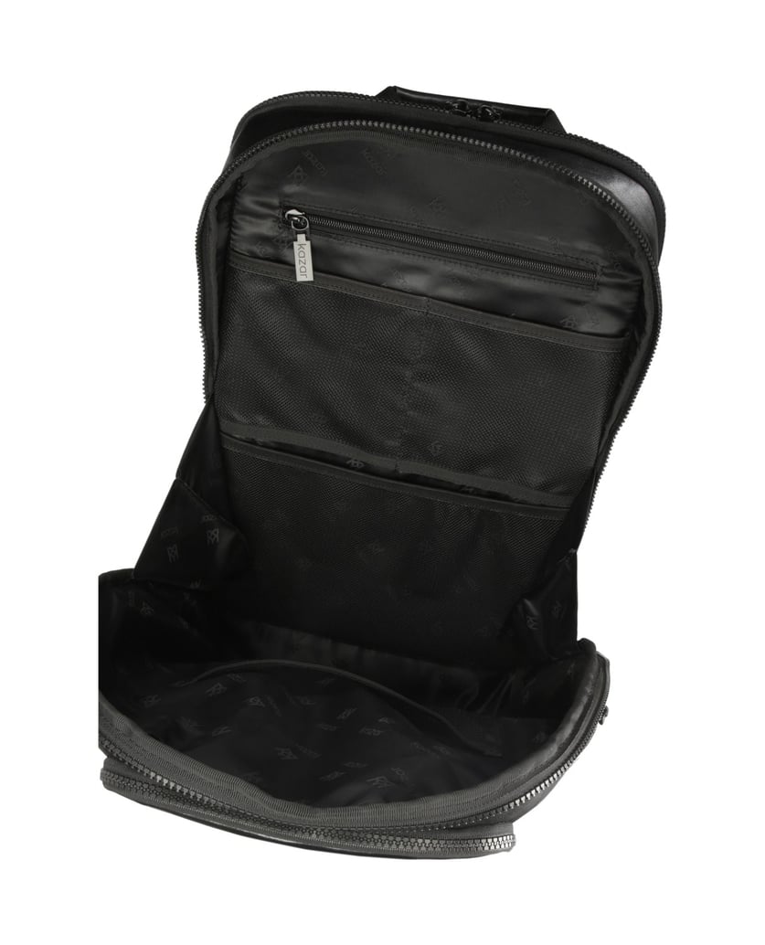 Kazar-Lederrucksack-mit-Laptopfach-schwarz