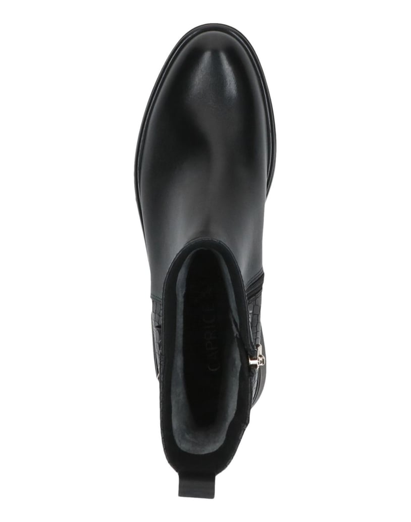 Caprice-Stiefelette-schwarz