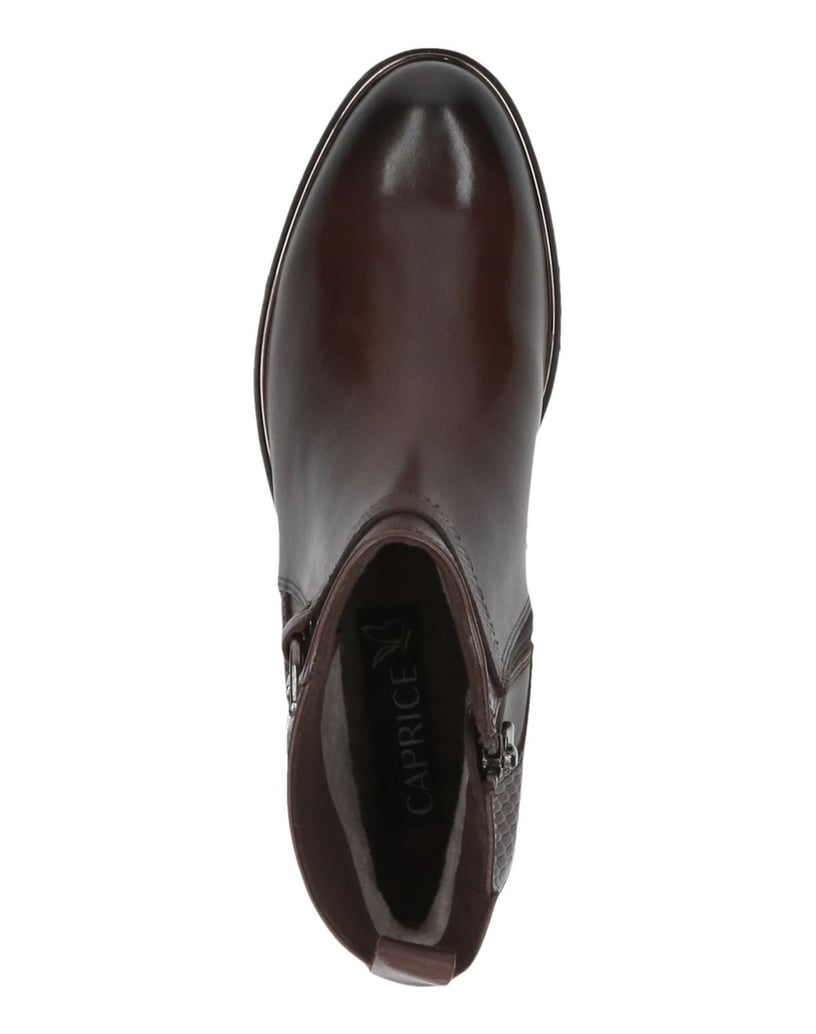 Caprice-Stiefelette-braun