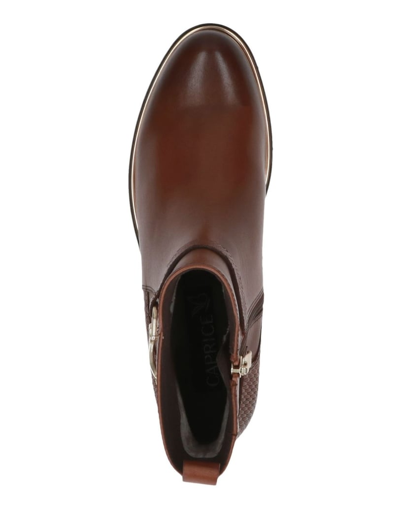 Caprice-Stiefelette-braun