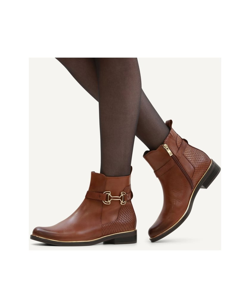 Caprice-Stiefelette-braun