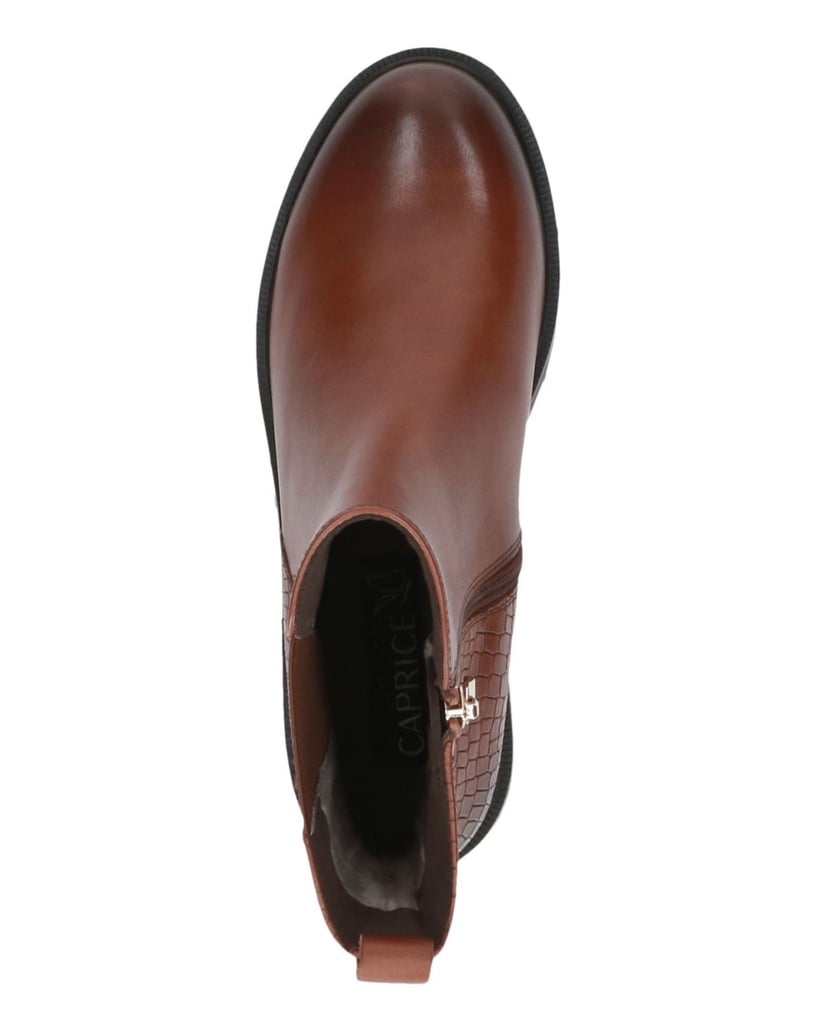 Caprice-Stiefelette-schwarz