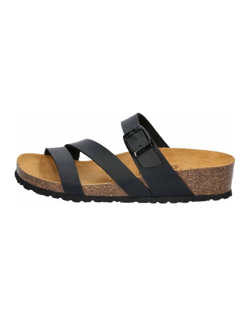 Lico-Pantolette-Natural-Glitter-schwarz