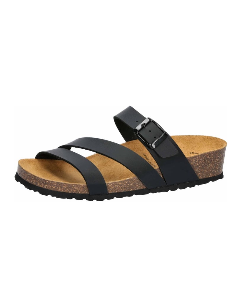 Lico-Pantolette-Natural-Glitter-schwarz