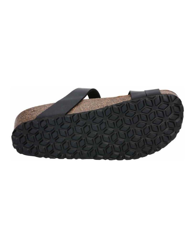 Lico-Pantolette-Natural-Glitter-schwarz