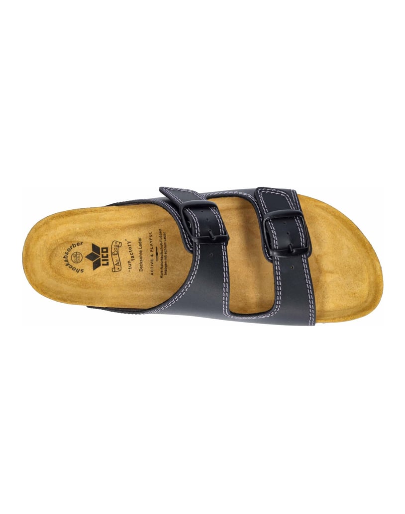 Lico-Pantolette-Bioline-Man-Soft-schwarz