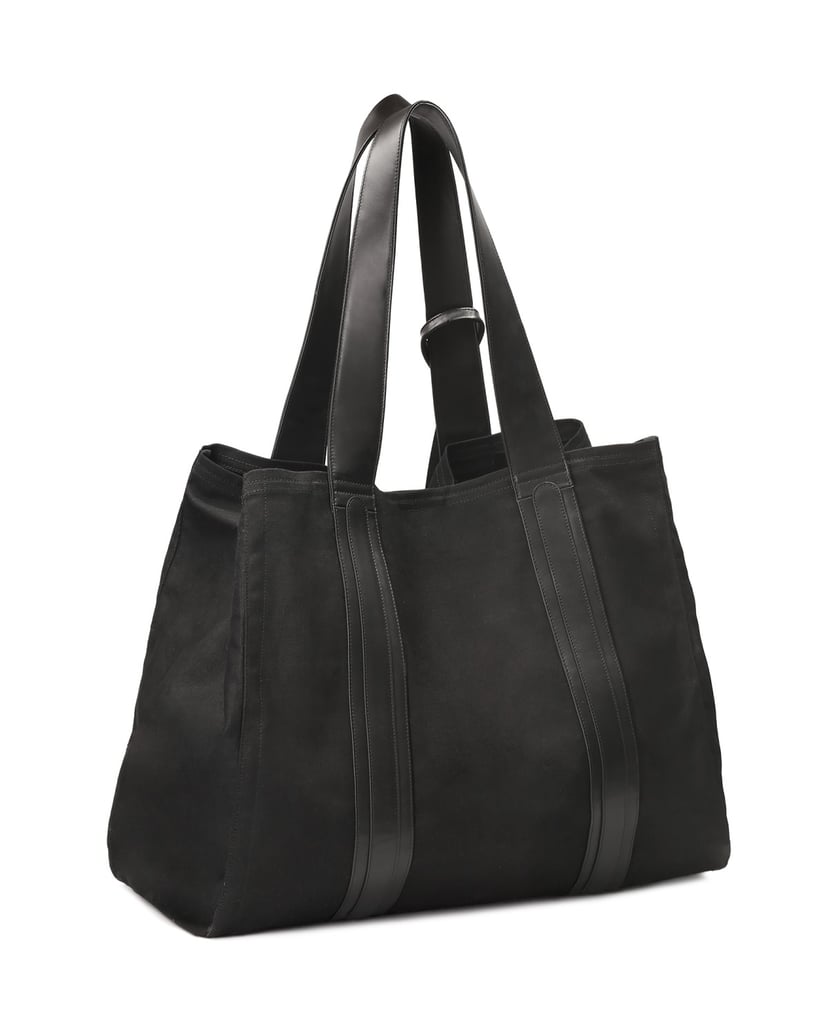 Kazar-Große-lose-Stoffhandtasche-schwarz