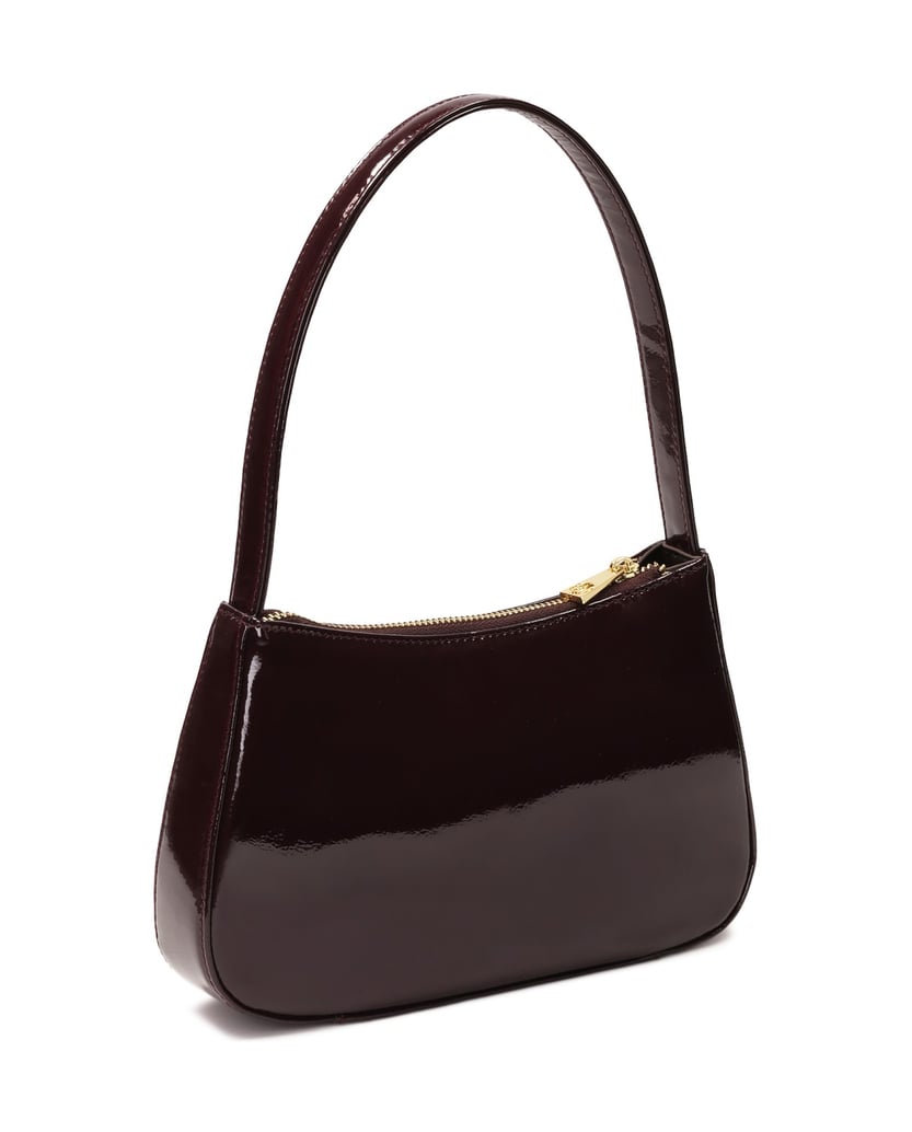 Kazar-Kleine-Lackleder-Tasche-in-bordeaux-Farbe-rot