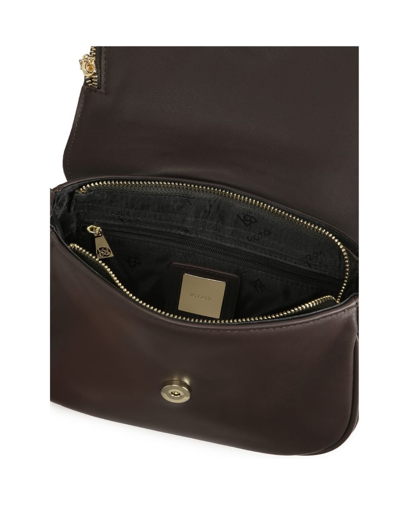 Kazar-Braune-Gürtelhandtasche-mit-Klappentasche-braun