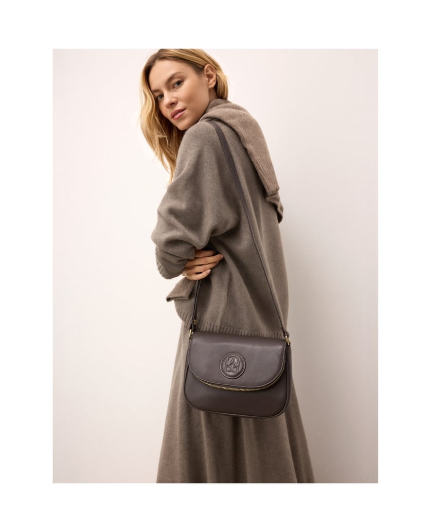 Kazar-Braune-Gürtelhandtasche-mit-Klappentasche-braun