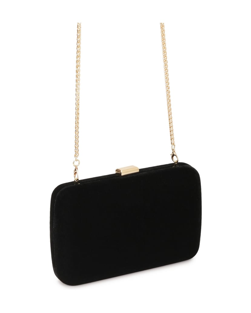 Kazar-Schwarze-Clutch-Tasche-aus-Samt-schwarz