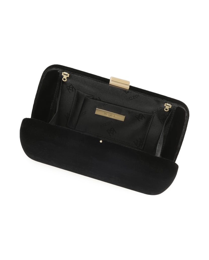 Kazar-Schwarze-Clutch-Tasche-aus-Samt-schwarz