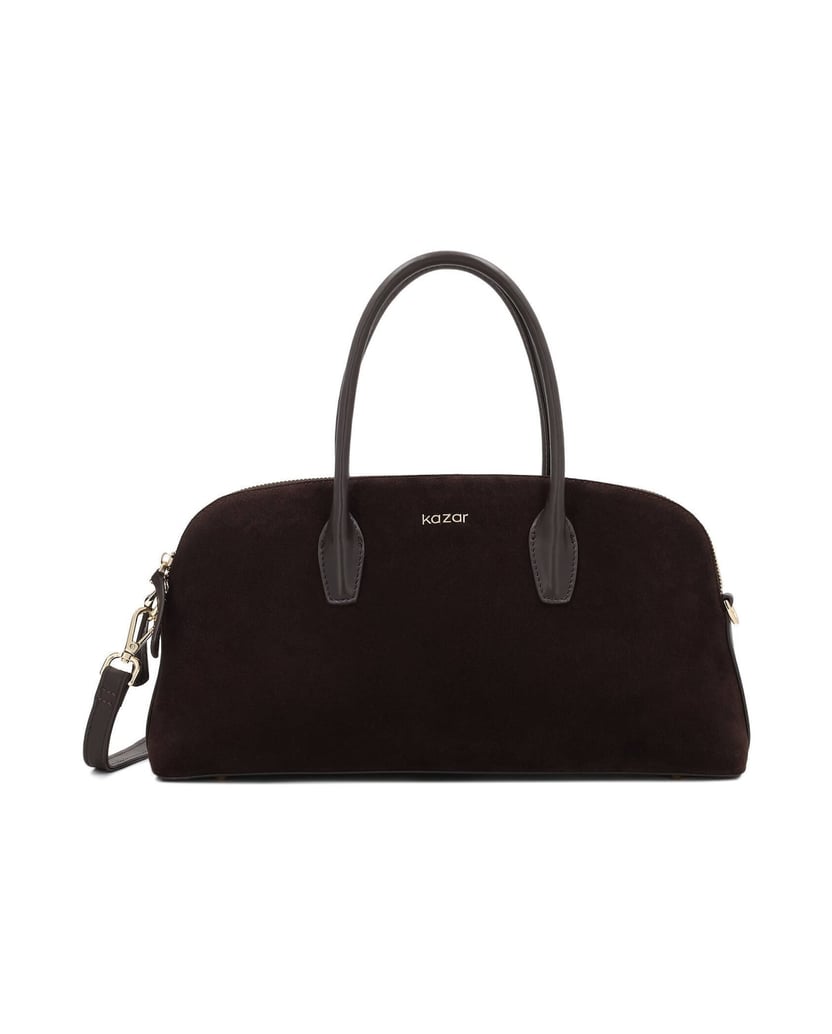Kazar-Braune-Wildlederhandtasche-mit-Griffen-braun