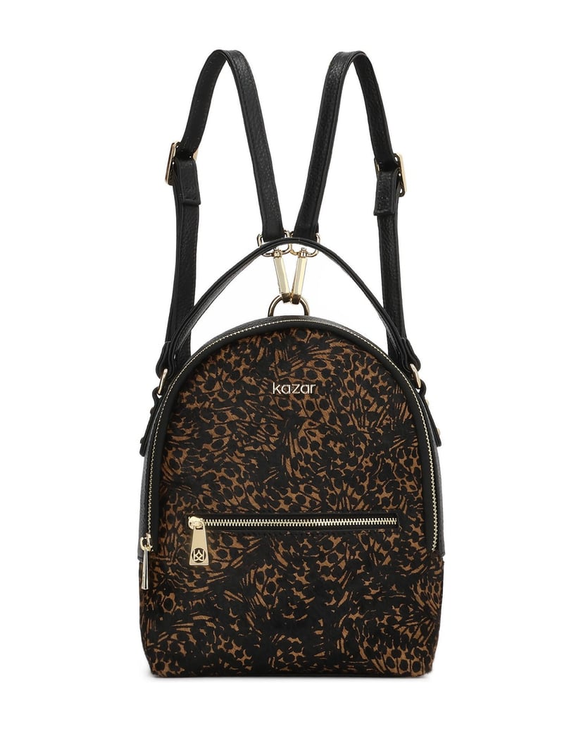 Kazar-Schwarzer-und-brauner-Rucksack-mit-Naturborsten-schwarz
