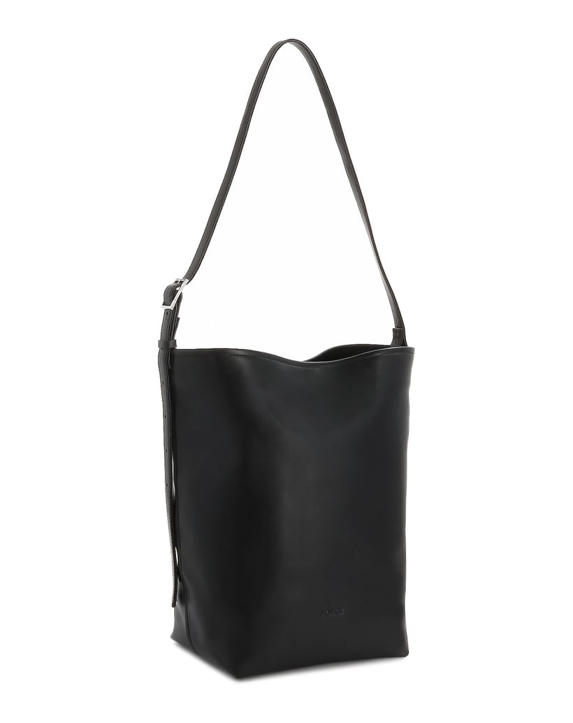 Kazar-Schwarze-Lederhandtasche-mit-Schulterriemen-schwarz