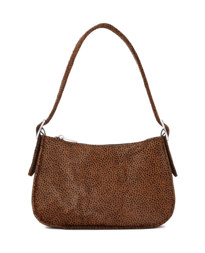 Kazar-Lederhandtasche-mit-Naturborsten-im-Tiermuster-braun