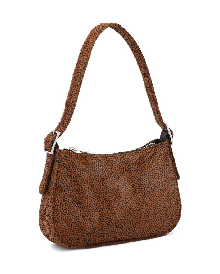 Kazar-Lederhandtasche-mit-Naturborsten-im-Tiermuster-braun
