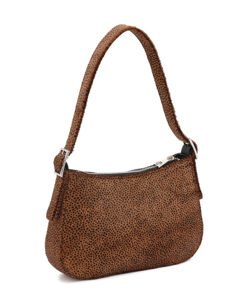 Kazar-Lederhandtasche-mit-Naturborsten-im-Tiermuster-braun